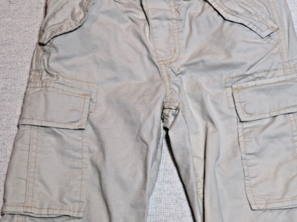 Pantalones cargo PS From Aeropostale caqui niños 8 Rn133810 tobillos atados Foto 2 de 3