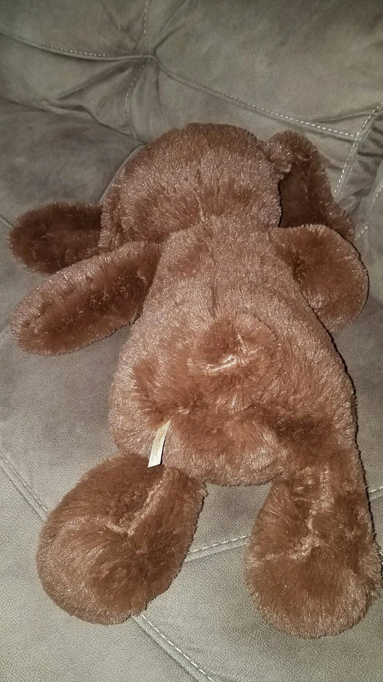 Dan Dee Bordado Conejito Conejo Peluche Marrón Suffed Animal Juguete Pascua Grande 19" Foto 3 de 4