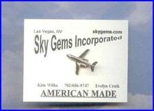 Learjet Lapel Pin Aircraft Airplane Plane 99's Aviator Made in the USA