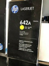 HP CB402A 642A Yellow Toner Cartridge Genuine OEM Original Brand New