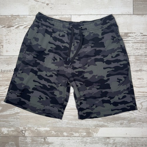 Sudaderas Sastre Vintage Para Hombre Medianas Negras Camuflaje Elástico Cordón Cintura - Imagen 2 de 13