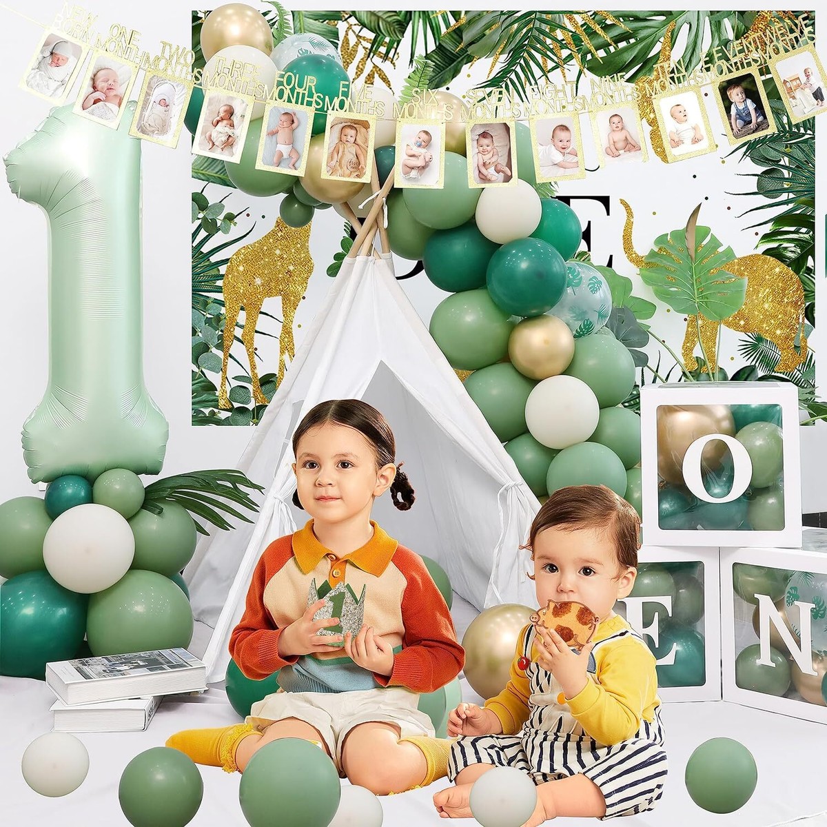 Boy Jungle Theme Baby Shower Table Decorations Jungle Theme Baby