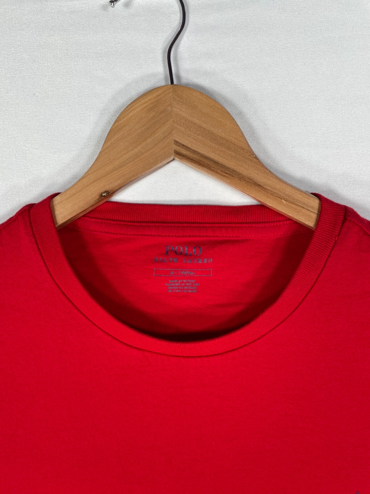 Ralph Lauren camicia uomo media rossa blu pony leggera estiva morbida manica lunga top