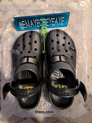 Crocs x Batman Batmobile Classic Clogs  Bat Mobile Men's 7 Women's 9 IN HAND
