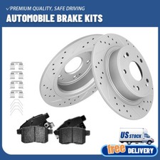 Rear Brake Rotors Ceramic Pads W Hardware Kits For 2008 - 2017 Honda Accord Rear Brake Rotors Ceramic Pads W Hardware Kits For 2008 - 2017 Honda Accord