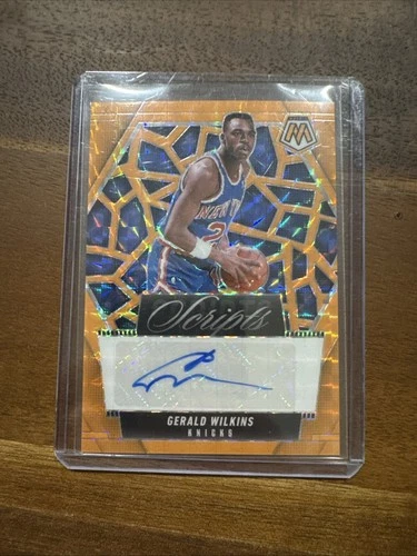 2024-25 Mosaic Orange /25 Scripts Gerald Wilkins KNICKS