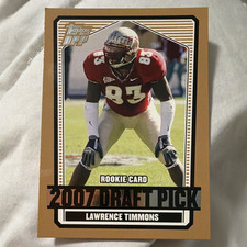 Topps Lawrence Timmons Florida State Seminoles 2007 DPP Rookie Card #155. rookie card picture
