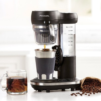 PowerXL CL-004 Grind & Go Plus Coffee Maker Automatic Single-Serve