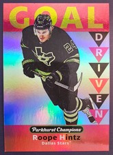 2023-24 UD Parkhurst Champions #GD-18 Goal Driven Roope Hintz Stars Insert