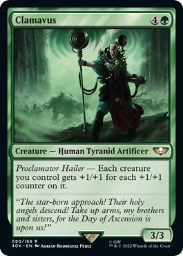 1x Clamavus - Universes Beyond: Warhammer 40,000 Near Mint - MTG