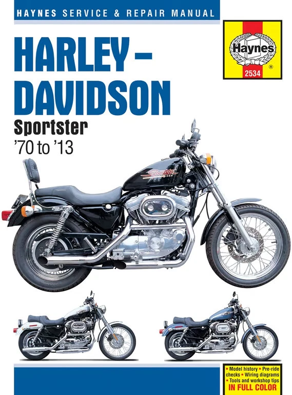 Haynes Repair Manual 2534 Harley-Davidson Sportster XL,XLH,XLCH,XLS,XLX M2534 - Image 2 of 4