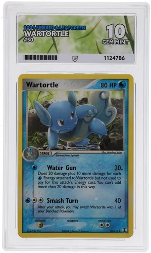 Wartortle 50/112 ACE graded card