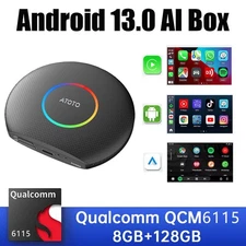 ATOTO CB6 8+128G Wireless Apple Carplay Android Auto Multimedia Play Ai Box MIFI