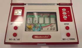 Nintendo Game and Watch Black Jack BJ-60