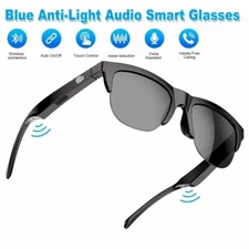 Smart Glasses,Polarized Sunglasses with Bluetooth Speaker Athletic/Outdoor NEW
