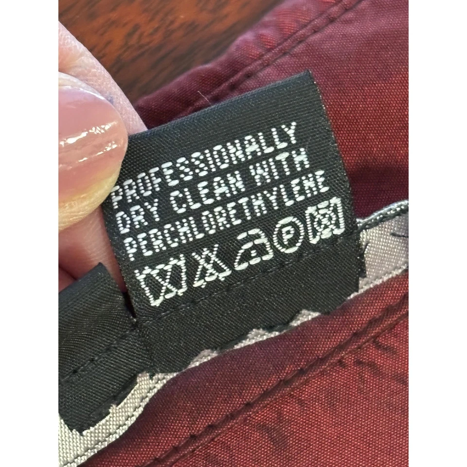 ETCETERA 女式丝绸裹身衬衫 12 码正装派对假日 Glam — 第 4/4 张图片