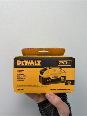 #ad #ad DEWALT DCB206 20V Max Premium XR 6.0Ah Lithium Ion Battery FREE SHIPPING $68.99