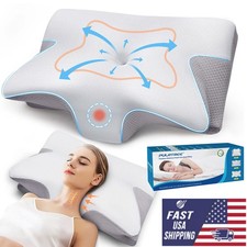 Cervical Neck Pillow for Pain Relief - Ergonomic Sleeper Pillow for Neck Support