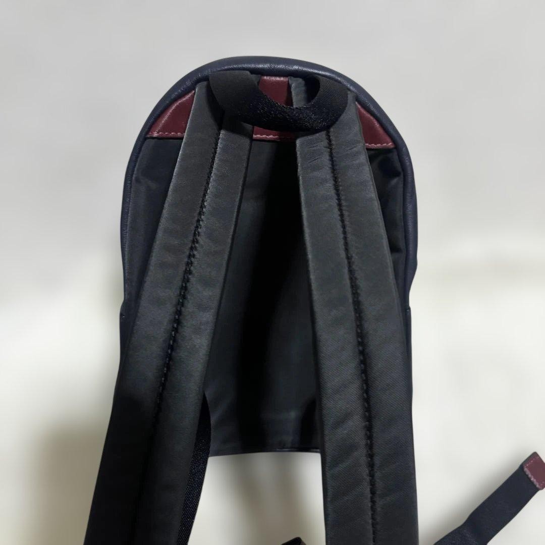 Coach Denim Patchwork Mini Backpack Navy Multi Le… - image 7