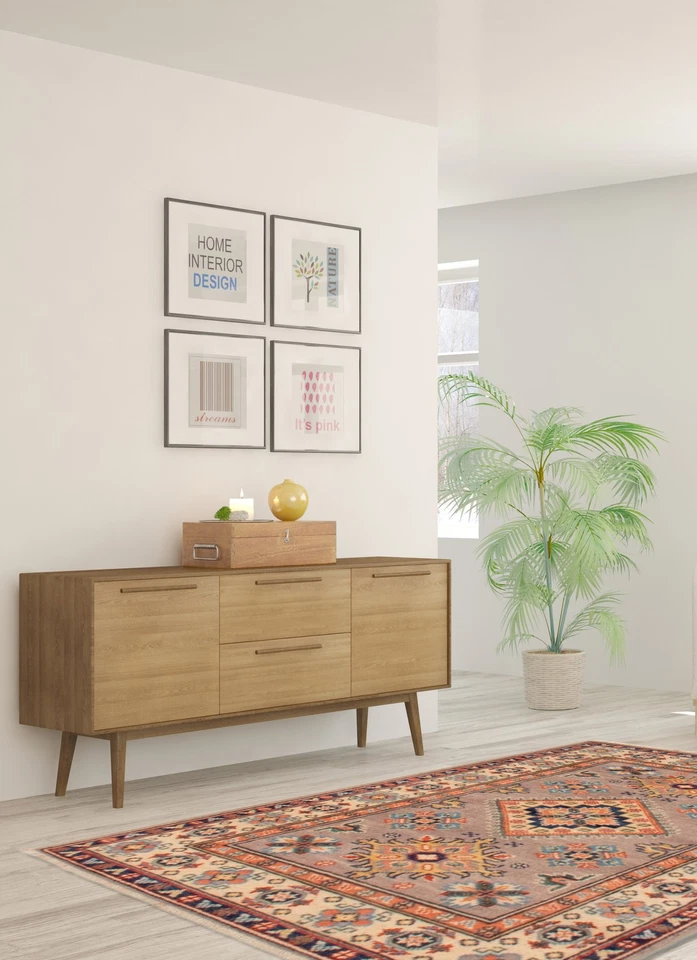 2'7" x 4'1" Hand Knotted Oriental Carpet Traditional Wool Area Rug - Image 2 of 4