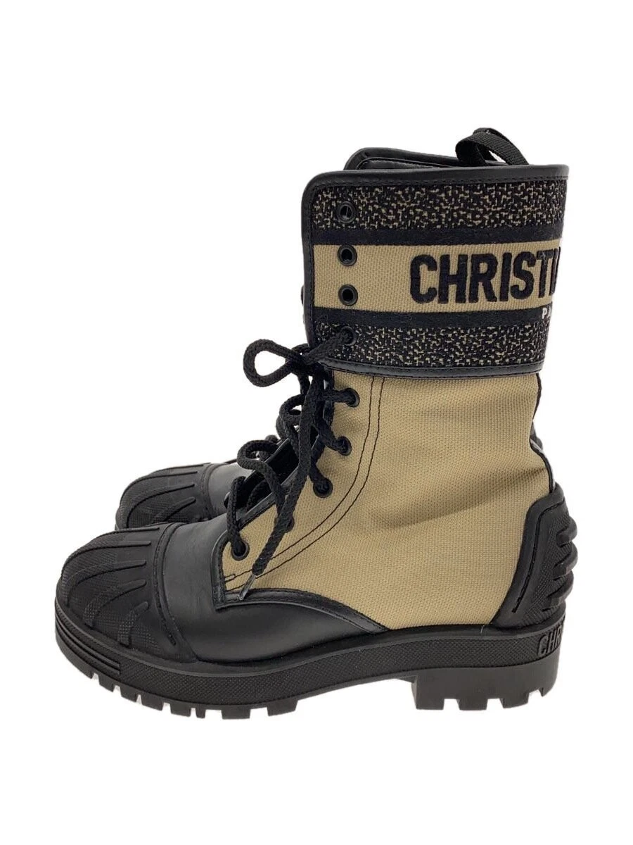 Bottines à lacets Christian Dior D Major beige 36,5 occasion