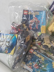 LEGO Atlantis Lot 8 Sets 7976 7977 7978 8056 8057 8058 8060 8061, Read Desc.