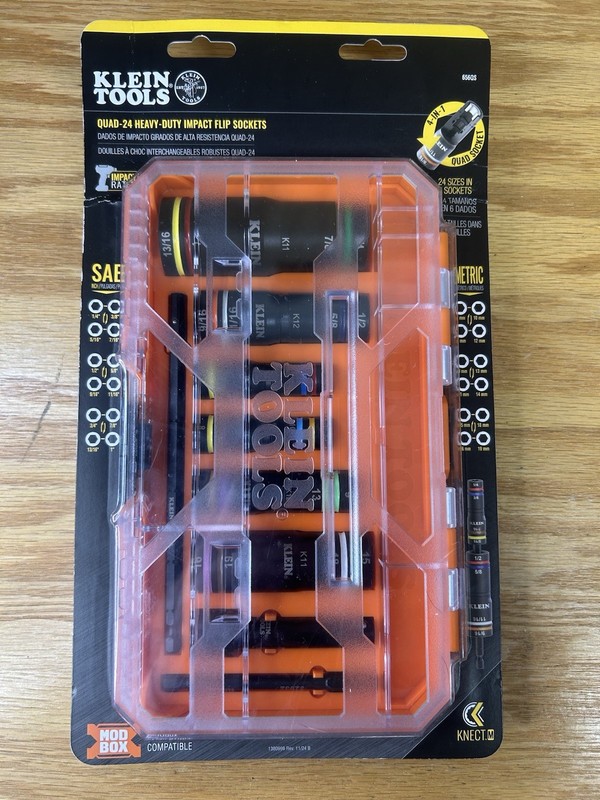 Klein Tools 656QS KNECT Quad Socket - 24 Sizes - BRAND NEW - FREE SHIPPING