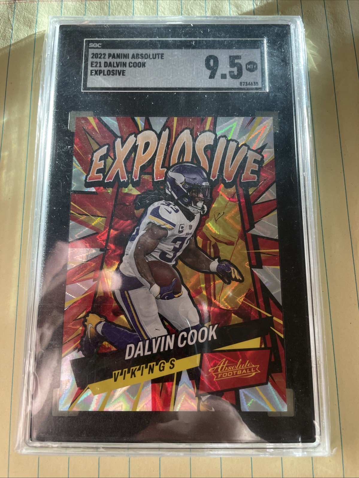 2022 Panini Absolute - Explosive Dalvin Cook #E21 Case Hit SSP🔥🔥