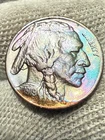 1919 Buffalo Nickel, Gem AU+ High Grade Toned Nice Color WOW