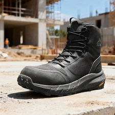 Men's Composite Toe Work Boots Lightweight Safety Construction Warehouse Boots