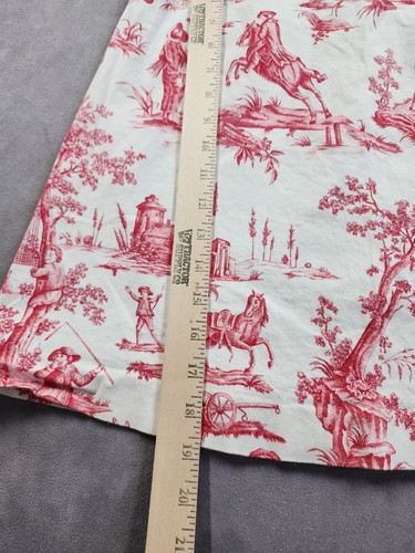 Minifalda Shoshanna para mujer 4 blanca roja estampado de toile cremallera trasera lazo pradera preppy - Imagen 9 de 11