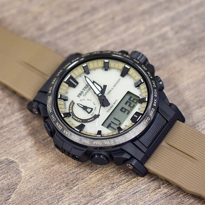 Casio PRW-61LD-5JF Pro Trek Quartz Men's Watch Gray Dial Ana-Digi