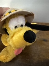 Vintage Safari Pluto Walt Disney World Dog Plush Bean Bag Stuffed Animal