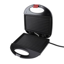 750W Electric Panini Press Aluminum Double Sided Nonstick Plate Panini Pres BAJ