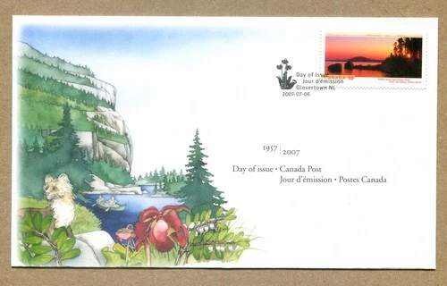 CANADA  2007 First Day Cover. Sc#2223, 1957-2007 TERRA NOVA National Park FDC