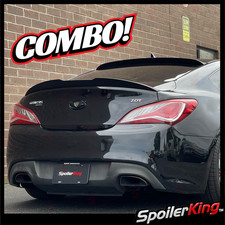 Rear Window Visor Duckbill Trunk Spoiler Fits Hyundai Genesis Coupe 380kc380r