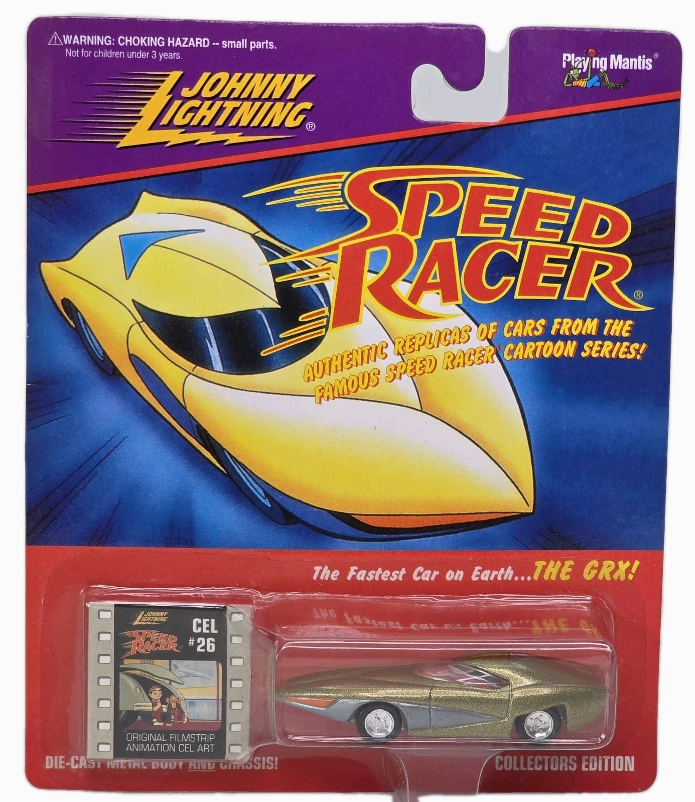 Johnny Lightning Speed Racer The GRX GOLD 1/64 Diecast Model