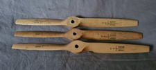 3 x RC Wooden Aeroplane Propellers, Super Speed Wood RC Plane Props New L1