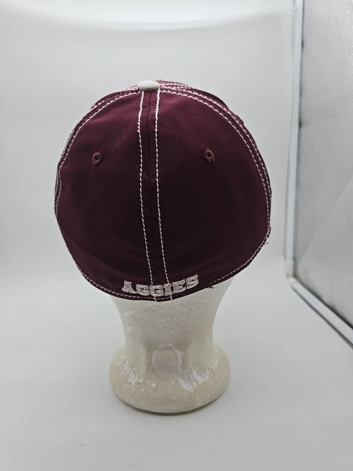 Adidas Texas A & M Aggies темно-бордовый боковой линии Climalite резинке шляпа крышка S/M - Изображение 3 из 4