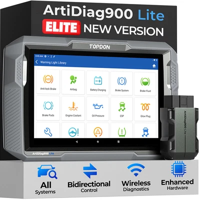 NEW TOPDON AD900 Lite OBD2 Scanner All System Car Diagnostic Tool Active Test UK