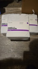 Room Essentials Twin/Twin XL Sheets 3-Pc Set Microfiber White/gary Lots Of 3