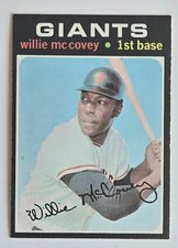 1971 Topps #50 Willie McCovey Baseball Card HOF Nice Corners