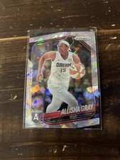 2025 Panini Prizm WNBA #16 Allisha Gray Silver Cracked Ice Prizm Atlanta Dream 