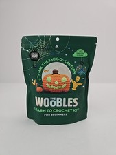 The Woobles Crochet Kit - Hal The Jack-O  -Lantern - Beginner Glows Halloween NEW