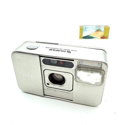 Fujifilm Tiara II Cardia 35mm Film Camera Super-EBC Fujinon 28mm f/3.5 Japan