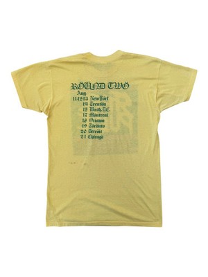 Steel Pulse 80s Round Two Tour Yellow T-shirt Size Large | eBay