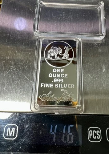 SilverTowne Logo 1oz .999 Fine Silver Bar - 1 bar