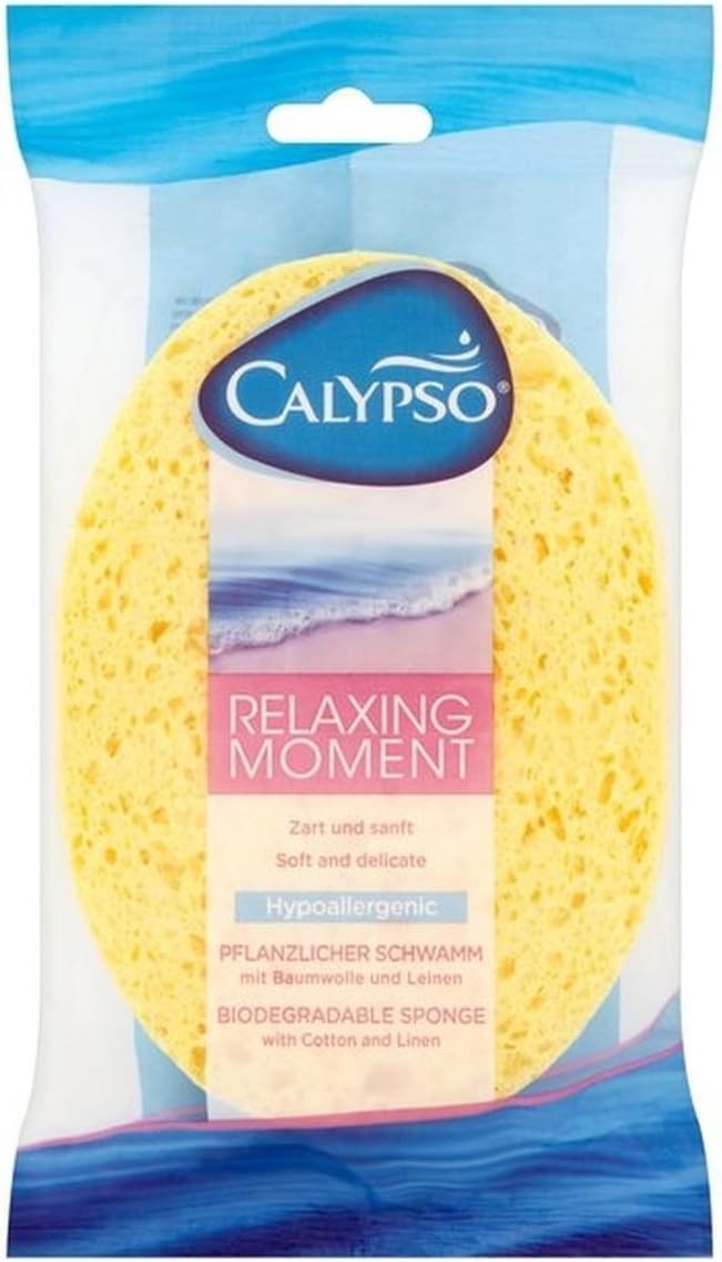 Calypso Natural Relaxing Moment Soft & Delicate Bath Sponge (pack of 3)