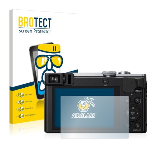 brotect Pellicola Protettiva Vetro per Panasonic Lumix DMC-TZ18 Protezione Schermo [Durezza Estrema 9H, Chiaro