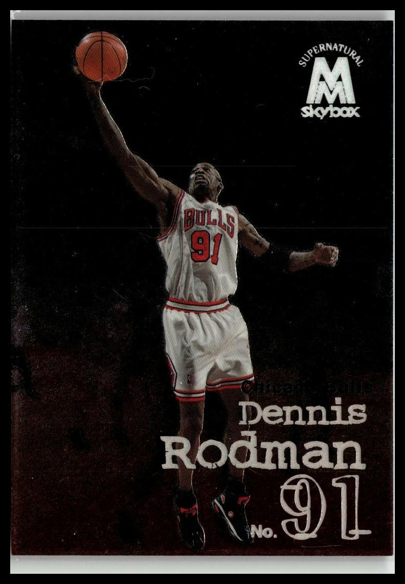 1998-99 SkyBox Molten Metal #147 Dennis Rodman